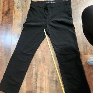 Gloria Vanderbilt Slimming Straight Leg Work Pant BLACK (XL)